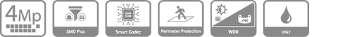 4MP IR Vari-focal Bullet WizSense Network Camera