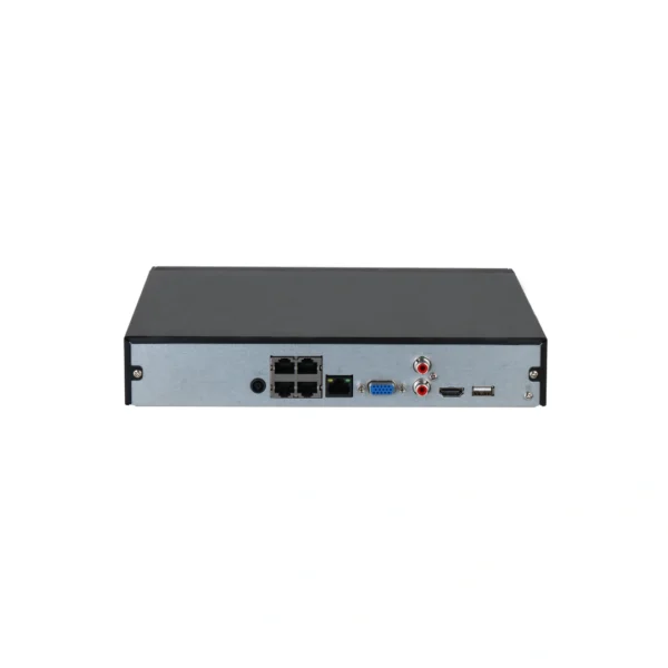 4 Channel Compact 1U 1HDD 4PoE Network Video Recorder - Imagen 3
