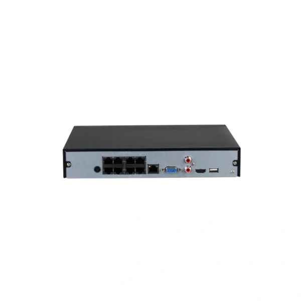 8 Channel Compact 1HDD 1U 8PoE Network Video Recorder - Imagen 3