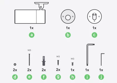 Ubiquiti UniFi AI Theta Pro Angle Mount Camera