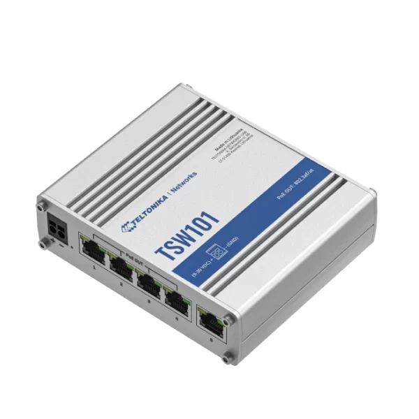 Teltonika Switch PoE+ Automotriz TSW101 - Imagen 2