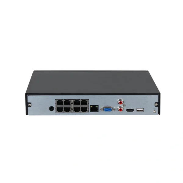 8CH Compact 1U 8PoE 1HDD Lite Network Video Recorder - Imagen 2