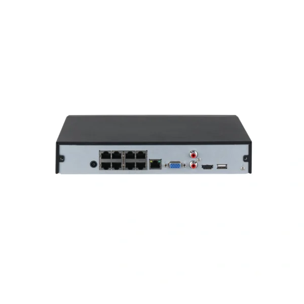 8CH Compact 1U 8PoE 1HDD Lite Network Video Recorder - Imagen 2