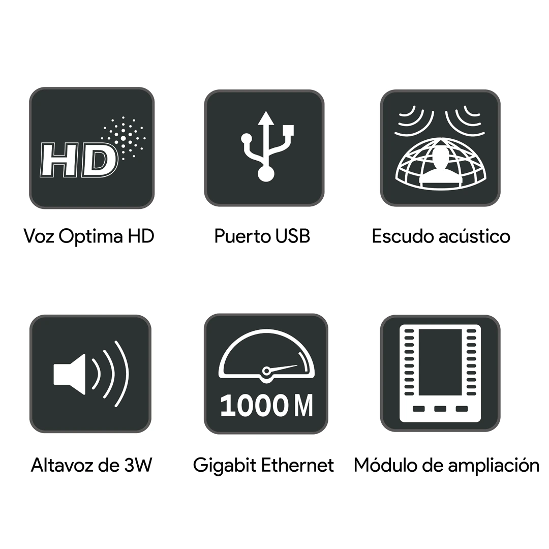 Teléfono Comercial Prime SIP-T74U