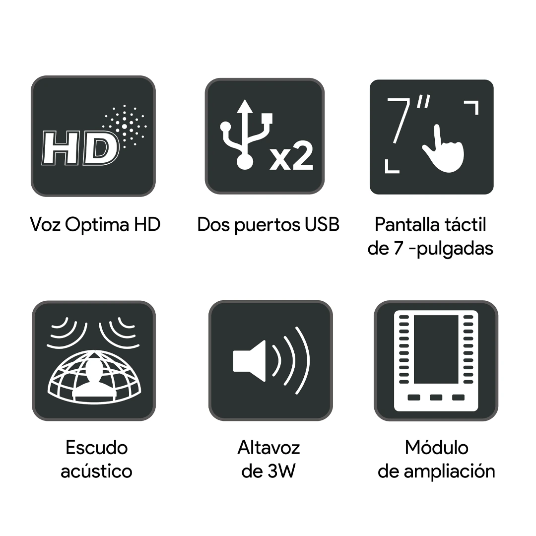 Teléfono Comercial Prime SIP-T77U