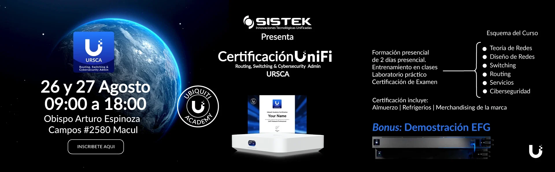 Certificación URSCA Certificación URSCA