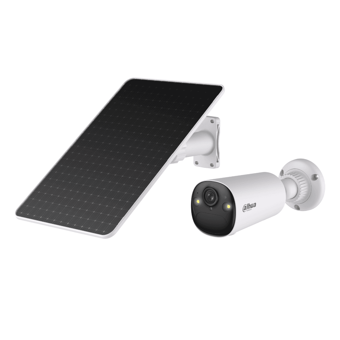 Kit Cámara Bullet IP Solar Dahua 8MP 4K Wi-Fi 6